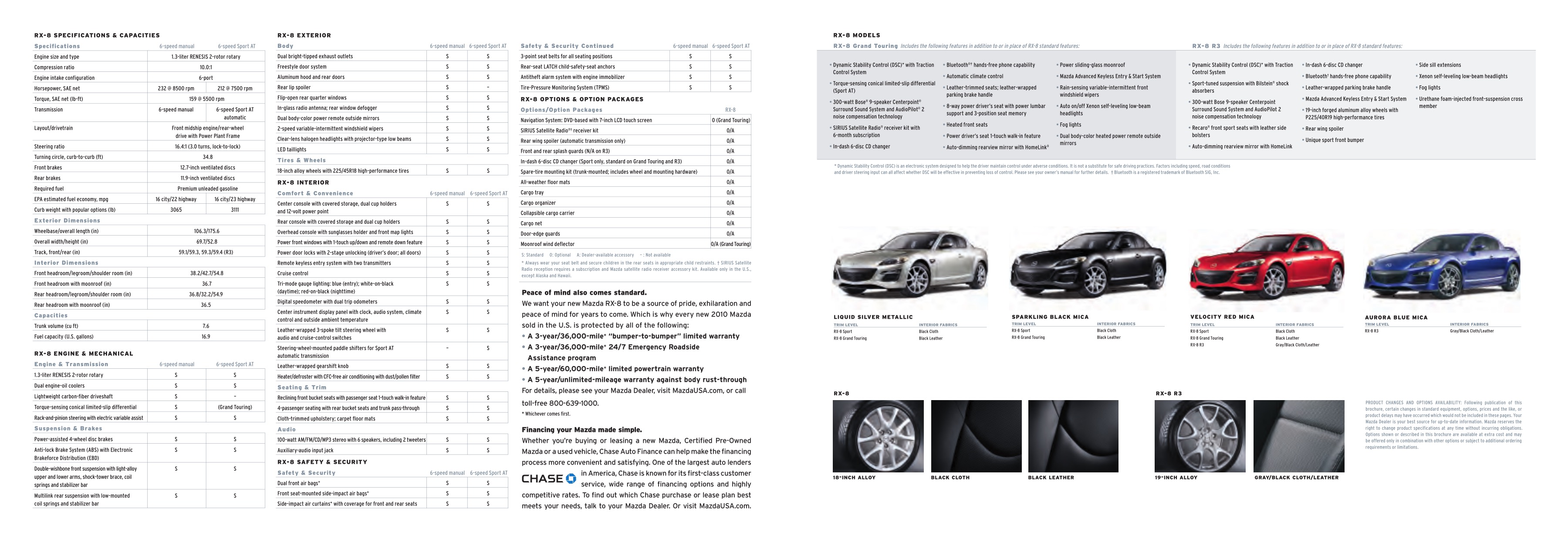 2010 Mazda RX-8 Brochure Page 7